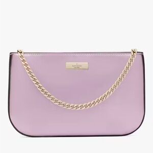 Kate Spade Lavender Shoulder Bag with Gold Chain